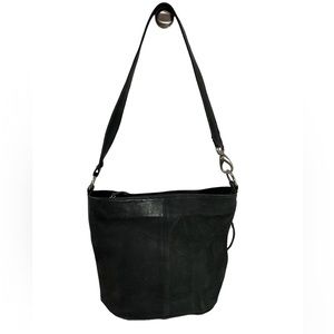 HOBO Brand Navy Blue Shoulder Bag Purse Leather